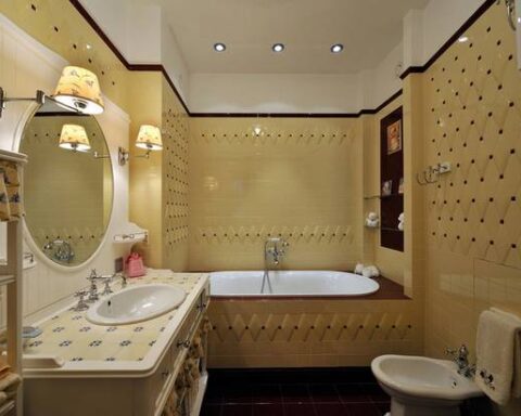 Современная ванная в классическом стиле-Дизайн ванной комнаты