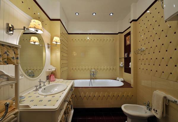Современная ванная в классическом стиле-Дизайн ванной комнаты