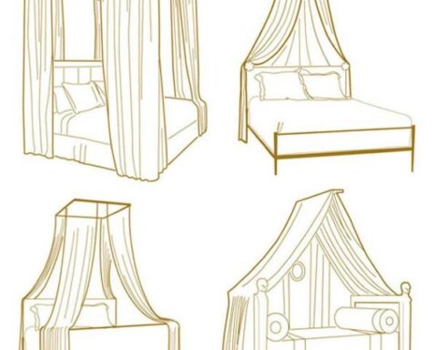 35 великолепных спален с балдахином-Декор
