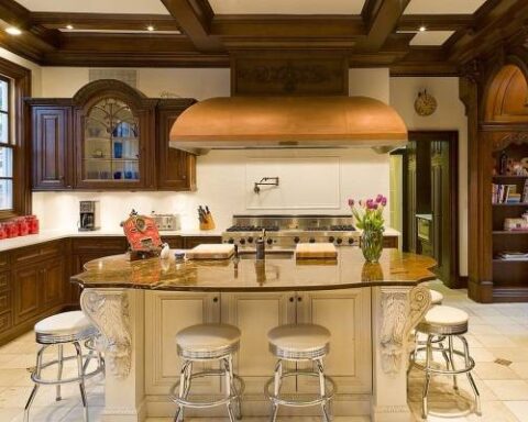 15 удивительных кухонь в резиденциях знаменитостей-Дизайн кухни