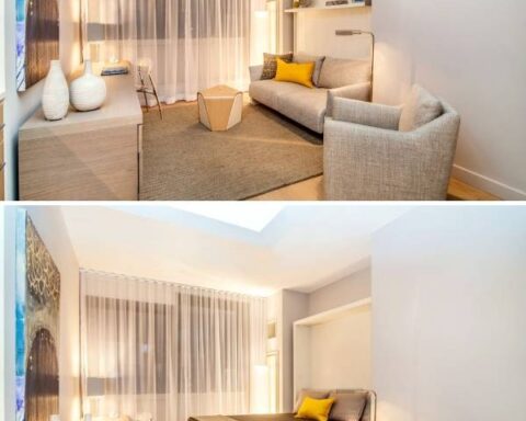 Трансформируемая мебель для малогабаритных квартир-32 фото-Мебель