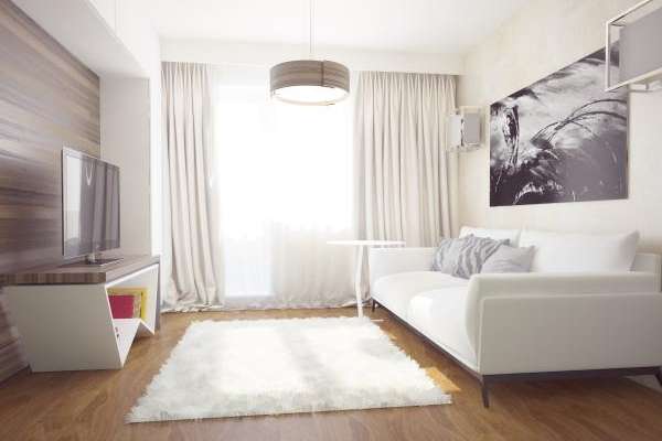 Дизайн интерьера однокомнатной квартиры: свежие идеи из 30 фото-Дизайн интерьера