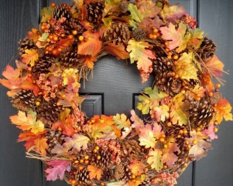 Осеннее украшение дома своими руками (30+ идей)-Декор