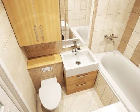 Дизайн маленькой совмещенной ванной-25 фото с идеями для ванной-Дизайн ванной комнаты