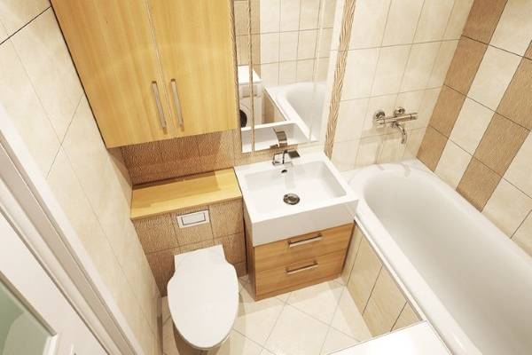 Дизайн маленькой совмещенной ванной-25 фото с идеями для ванной-Дизайн ванной комнаты