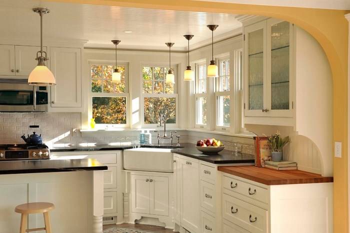 10 умных способов использования кухонных углов-Дизайн интерьера