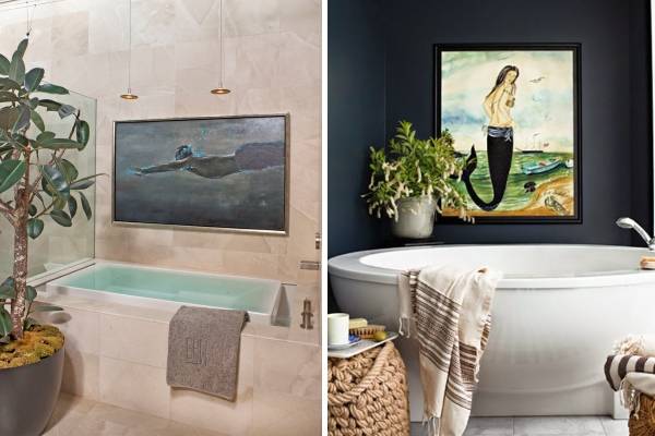 Украшение ванной комнаты-36 картинок с интересными идеями-Декор