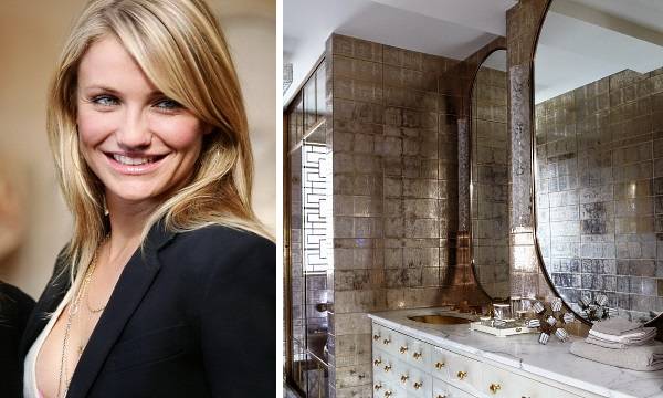 10 красивых ванных комнат в домах знаменитостей-Дизайн ванной комнаты